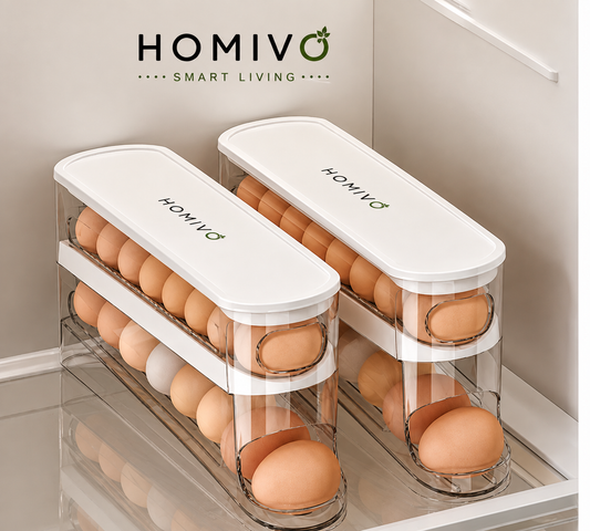 Automatic Double Layer Egg Storage Box 12–14 Egg Capacity