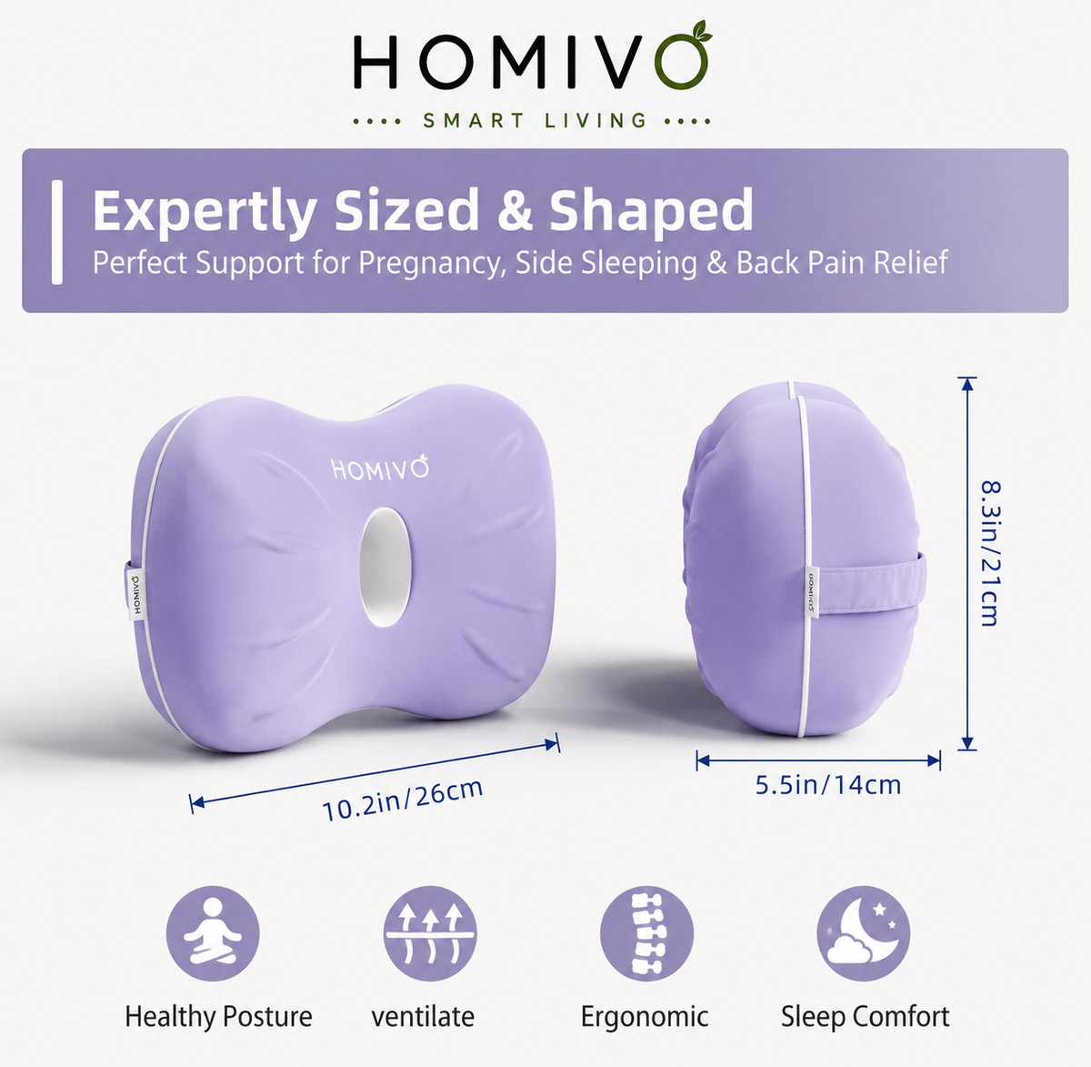 Homivo Ultimate Leg Support Pillow